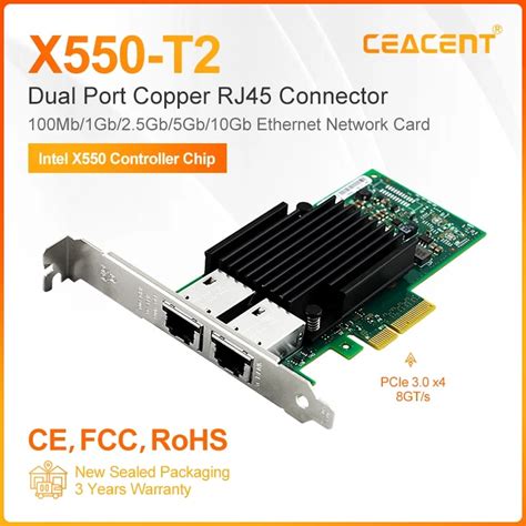 By supporting a PCIe 3. . Intel x550at2